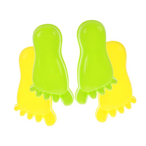 FRCOLOR 2 Paare Kreative Sandspielzeuge mit Fußabdrücken Sandkastenformen für Gelb und Grün für Strand und Sandspiel Fördert die Fantasie und Naturerfahrung FRCOLOR 2 Paare Kreative Sandspielzeuge mit Fußabdrücken Sandkastenformen für Gelb und Grün für Strand und Sandspiel Fördert die Fantasie und Naturerfahrung von FRCOLOR