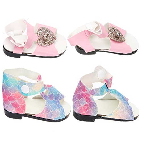 FRCOLOR 2 Paare Miniaturschuhe für Puppen Dekorative Spielzeugschuhe aus Sicherem Material für Kreative DIY Projekte und Puppenspiel FRCOLOR 2 Paare Miniaturschuhe für Puppen Dekorative Spielzeugschuhe aus Sicherem Material für Kreative DIY Projekte und Puppenspiel von FRCOLOR