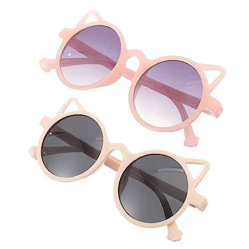 FRCOLOR 2 Paare Partygeschenk- für Spaß Geburtstag Rosa favorisieren Junge kindersonnenbrille für Mädchen Partybrille für Plastik von FRCOLOR