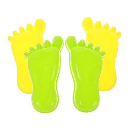 FRCOLOR 2 Paare Plastiksandspielzeug Fußabdruck Sandkastenformen für Kreative Strandspielsets für Outdoor Spaß und Bildung für Garten und Spielplatz FRCOLOR 2 Paare Plastiksandspielzeug Fußabdruck Sandkastenformen für Kreative Strandspielsets für Outdoor Spaß und Bildung für Garten und Spielplatz von FRCOLOR