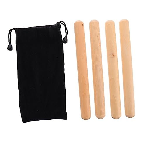 FRCOLOR 2 Paare Rhythm Sticks aus Holz mit Tragetasche Percussion Instrument für Musikunterricht und Kreative Spiele Langlebig und Leicht zu Transportieren FRCOLOR 2 Paare Rhythm Sticks aus Holz mit Tragetasche Percussion Instrument für Musikunterricht und Kreative Spiele Langlebig und Leicht zu Transportieren von FRCOLOR