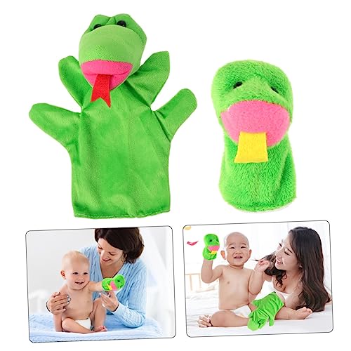 FRCOLOR 2 STÜCK Teiliges Schlangen Handpuppen aus Weichem Kindgerechtes Fingerpuppenspielzeug für Fantasievolle Eltern Junge Mädchen Interaktion Leicht Kompakt und Langlebig von FRCOLOR