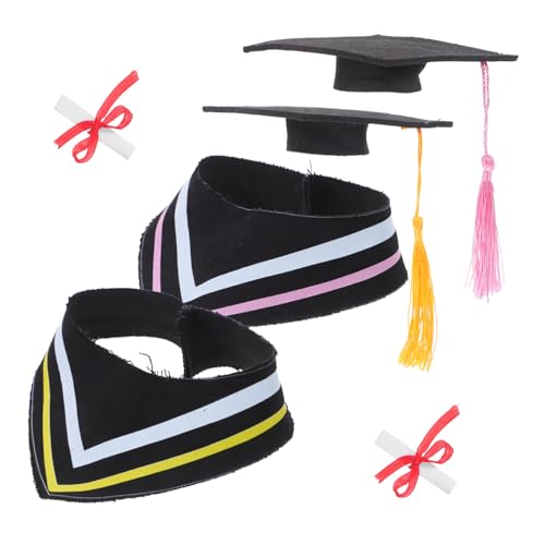 FRCOLOR 2 Sätze Abschlusskostüm für Bärenpuppen mit Weichem Plüsch Mütze und Kragen Authentisches Akademisches Outfit für Rollenspiele und Dekoration zur Abschlussfeier FRCOLOR 2 Sätze Abschlusskostüm für Bärenpuppen mit Weichem Plüsch Mütze und Kragen Authentisches Akademisches Outfit für Rollenspiele und Dekoration zur Abschlussfeier von FRCOLOR