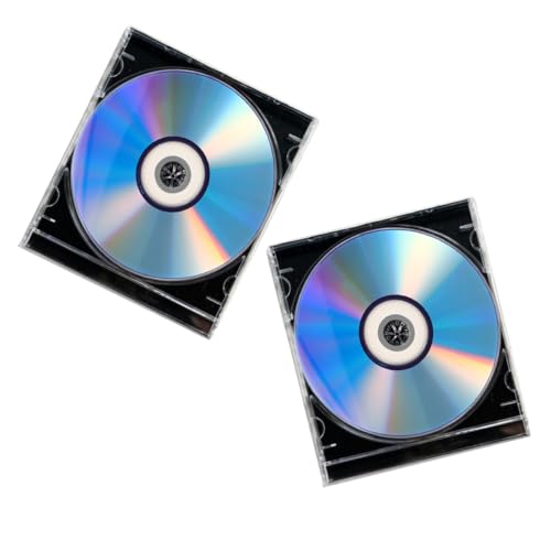 FRCOLOR 2 Sätze Beschreibbare DVD R Discs mit Jewel Case für Musik und Videoaufnahmen Hohe Kompatibilität Klare Audioqualität Vielseitig Einsetzbar Robuste von FRCOLOR