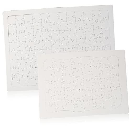 FRCOLOR 2 Sätze DIY Blanko Puzzle Teile Sichere Runde Ecken Material zum Bemalen und Basteln Kreative Beschäftigung für Jungen und Mädchen Lehrreiches FRCOLOR 2 Sätze DIY Blanko Puzzle Teile Sichere Runde Ecken Material zum Bemalen und Basteln Kreative Beschäftigung für Jungen und Mädchen Lehrreiches von FRCOLOR