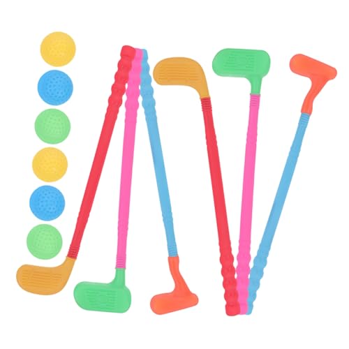 FRCOLOR 2 Sätze Golfspielzeug Set mit Kunststoff Golfschlägern und Bällen Indoor Outdoor Golfspiel für Jungen Mädchen Leichtes Tragbares Freizeitspielzeug Fördert Motorik Zufällige Farbe FRCOLOR 2 Sätze Golfspielzeug Set mit Kunststoff Golfschlägern und Bällen Indoor Outdoor Golfspiel für Jungen Mädchen Leichtes Tragbares Freizeitspielzeug Fördert Motorik Zufällige Farbe von FRCOLOR