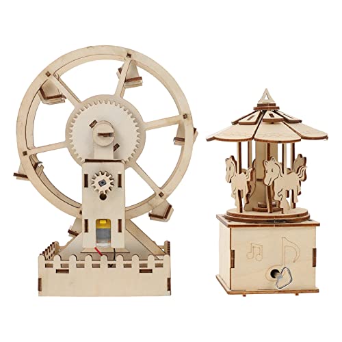 FRCOLOR 2 Sätze Holzpuzzle für Intellektuelles Puzzle aus Holz Wissenschaftliches Mechanikspielzeug Kreatives Lernspielzeug Zufälliger Stil FRCOLOR 2 Sätze Holzpuzzle für Intellektuelles Puzzle aus Holz Wissenschaftliches Mechanikspielzeug Kreatives Lernspielzeug Zufälliger Stil von FRCOLOR