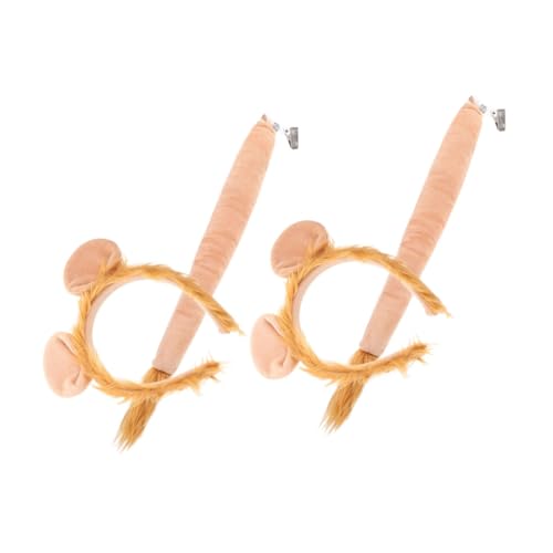 FRCOLOR 2 Sätze Kostüm Set für Teiliges Tierkostüm Zubehör mit Haarreifen und Lustige Tierverkleidung für Karneval Fasching und Mottopartys Leicht und Langlebig FRCOLOR 2 Sätze Kostüm Set für Teiliges Tierkostüm Zubehör mit Haarreifen und Lustige Tierverkleidung für Karneval Fasching und Mottopartys Leicht und Langlebig von FRCOLOR