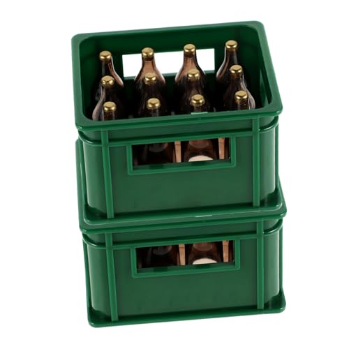 FRCOLOR 2 Sätze Miniatur Puppenhaus Deko Teilig Realistische Miniatur Weinkiste und Flasche Detailreiche Mini Haus Bar Zubehör Langlebige Miniaturmodelle für Puppenhaus Küche und FRCOLOR 2 Sätze Miniatur Puppenhaus Deko Teilig Realistische Miniatur Weinkiste und Flasche Detailreiche Mini Haus Bar Zubehör Langlebige Miniaturmodelle für Puppenhaus Küche und von FRCOLOR