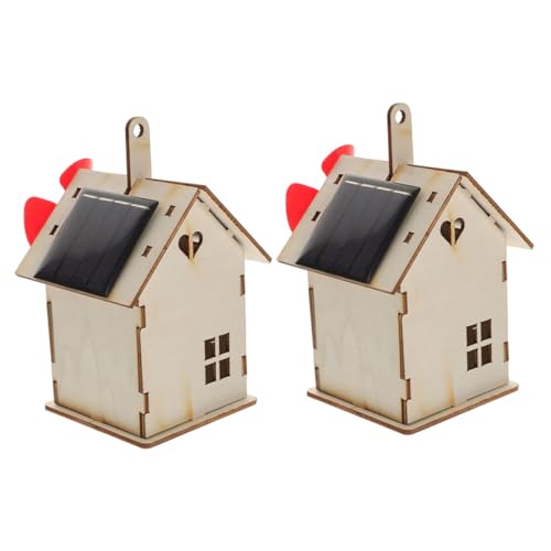 FRCOLOR 2 Sätze Solar Bausatz Solarhaus DIY Wissenschaft Experiment Kit für Jungen Mädchen Ab Schulalter Eltern Junge Mädchen Bastelset Geschenk von FRCOLOR