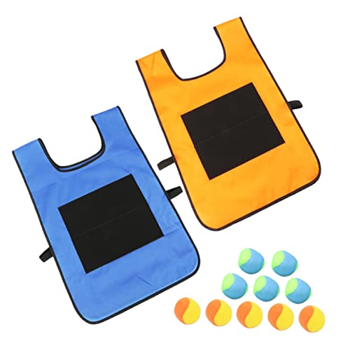 FRCOLOR 2 Sätze Sticky Ball Spielzeugset für Lustiges Wurfspiel mit Abnehmbaren Sticky Vests für Outdoor Aktivitäten und Große Sets Orange und Blau mit Bällen Fördert Zufällige Farbe FRCOLOR 2 Sätze Sticky Ball Spielzeugset für Lustiges Wurfspiel mit Abnehmbaren Sticky Vests für Outdoor Aktivitäten und Große Sets Orange und Blau mit Bällen Fördert Zufällige Farbe von FRCOLOR