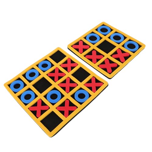 FRCOLOR 2 Sätze Tragbares Eva Schaum Tictactoe Brettspiel Set Leicht Outdoor Reise Kinderspielzeug für Geburtstag Picknick Gesellschaftsspiel FRCOLOR 2 Sätze Tragbares Eva Schaum Tictactoe Brettspiel Set Leicht Outdoor Reise Kinderspielzeug für Geburtstag Picknick Gesellschaftsspiel von FRCOLOR