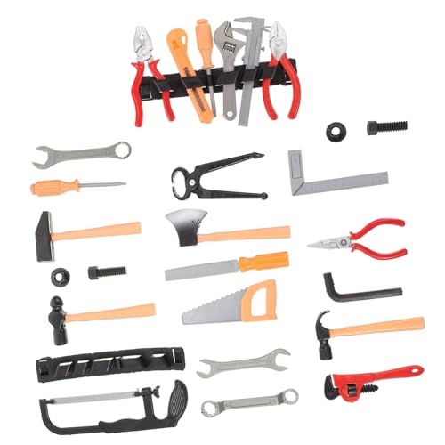 FRCOLOR 2 Satz Reparaturwerkzeug Kindersicheres DIY Werkzeugset mit Kunststoffschrauben und Schraubenschlüssel Pädagogische Rollenspiel Bauwerkzeuge für Jungen und Mädchen von FRCOLOR