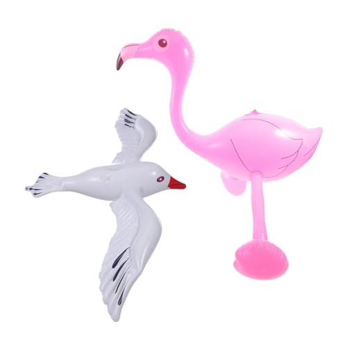 FRCOLOR 2stücke Aufblasbare Vogel Dekoration Für Strandparty Spielzeug Flamingo Ornament Pool Party Wasserspielzeug Für Familie Und Freunde FRCOLOR 2stücke Aufblasbare Vogel Dekoration Für Strandparty Spielzeug Flamingo Ornament Pool Party Wasserspielzeug Für Familie Und Freunde von FRCOLOR
