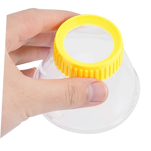 FRCOLOR 2 Stück Beobachtungsbox für Fach Lupe Leichte Atmungsaktive Käfige für Insekten und Kleine Objekte für Schulwissenschaft Outdoor Entdeckung und Naturerkundung von FRCOLOR