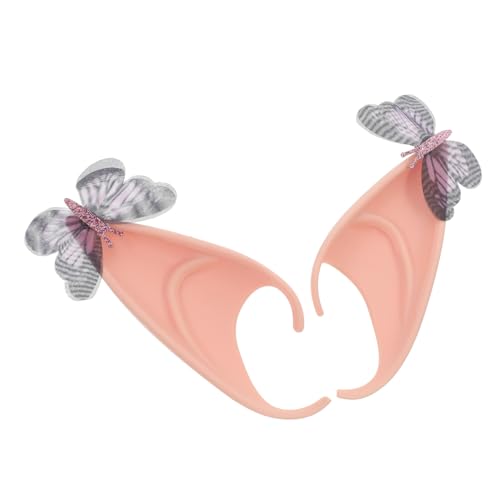 FRCOLOR 2 Stück Cosplay Ohren Glitzer Kostüm Zubehör Elfenohren für Halloween und Karneval für Partys und Bühnenauftritte FRCOLOR 2 Stück Cosplay Ohren Glitzer Kostüm Zubehör Elfenohren für Halloween und Karneval für Partys und Bühnenauftritte von FRCOLOR