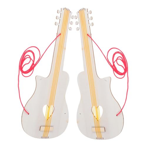FRCOLOR 2 Stück DIY Holzgitarren Teilig Malspielzeug Unfertige Holz Gitarren zum Bemalen Sicher Leicht Kreatives Bastelspiel für Jungen und Mädchen Fördert Malfertigkeiten und Fantasie FRCOLOR 2 Stück DIY Holzgitarren Teilig Malspielzeug Unfertige Holz Gitarren zum Bemalen Sicher Leicht Kreatives Bastelspiel für Jungen und Mädchen Fördert Malfertigkeiten und Fantasie von FRCOLOR