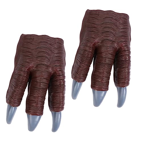 FRCOLOR 2 Stück Dinosaurier Krallen Handschuhe aus Umweltfreundlichem Material für Cosplay und Rollenspiele Bewegliche Klauen für Kreative Geschichten und Gruppenspiele FRCOLOR 2 Stück Dinosaurier Krallen Handschuhe aus Umweltfreundlichem Material für Cosplay und Rollenspiele Bewegliche Klauen für Kreative Geschichten und Gruppenspiele von FRCOLOR