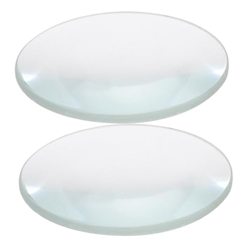 FRCOLOR 2 Stück Doppelkonvexe Glaslinse Brennweite Optische Linse für Physik Unterricht Wissenschaftliche Experimente Lehrmittel FRCOLOR 2 Stück Doppelkonvexe Glaslinse Brennweite Optische Linse für Physik Unterricht Wissenschaftliche Experimente Lehrmittel von FRCOLOR