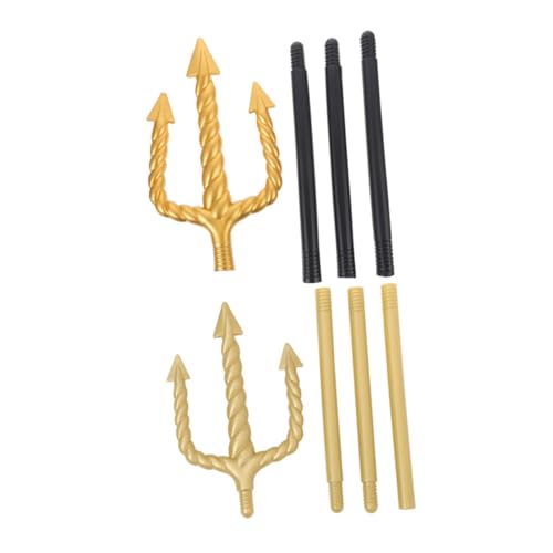 FRCOLOR 2 Stück Dreifachgabel Performance Requisiten Cosplay Dreizack Teufelsgabel Dreizack Kostüm Requisite Dreizack Kostümzubehör Dreizack Halloween Requisite Dreizack Für FRCOLOR 2 Stück Dreifachgabel Performance Requisiten Cosplay Dreizack Teufelsgabel Dreizack Kostüm Requisite Dreizack Kostümzubehör Dreizack Halloween Requisite Dreizack Für von FRCOLOR
