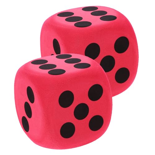 FRCOLOR 2 Stück Große Eva Würfel mit Abgerundeten Ecken Leichtes Tragbares Spielwürfel für Robustes Sicheres Lernspielzeug und Multifunktionale Spielwürfel für Brettspiele und Partys FRCOLOR 2 Stück Große Eva Würfel mit Abgerundeten Ecken Leichtes Tragbares Spielwürfel für Robustes Sicheres Lernspielzeug und Multifunktionale Spielwürfel für Brettspiele und Partys von FRCOLOR