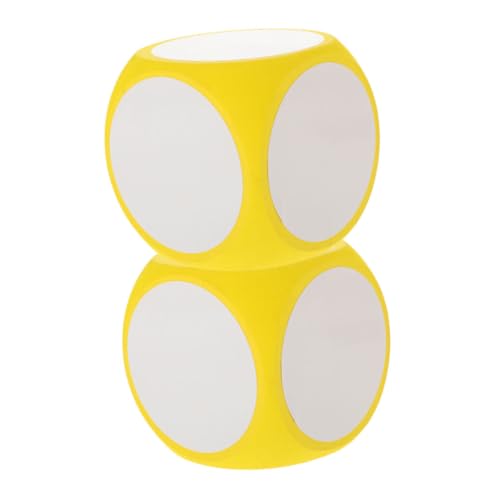 FRCOLOR 2 Stück Große Gelbe Schaumstoffwürfel zum Beschreiben und Wiederverwenden Lernspiel Würfel für DIY Kreativität Sicher Leicht für Unterricht Homeschooling und Teamspiele FRCOLOR 2 Stück Große Gelbe Schaumstoffwürfel zum Beschreiben und Wiederverwenden Lernspiel Würfel für DIY Kreativität Sicher Leicht für Unterricht Homeschooling und Teamspiele von FRCOLOR