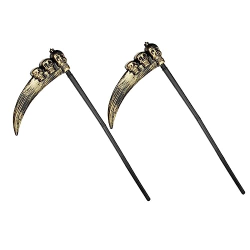 FRCOLOR 2 Stück Halloween Kostüm Requisiten Realistische Cosplay Sense für Halloween Karneval und Bühnenauftritte Sicher und Detailgetreu für Kostümpartys FRCOLOR 2 Stück Halloween Kostüm Requisiten Realistische Cosplay Sense für Halloween Karneval und Bühnenauftritte Sicher und Detailgetreu für Kostümpartys von FRCOLOR