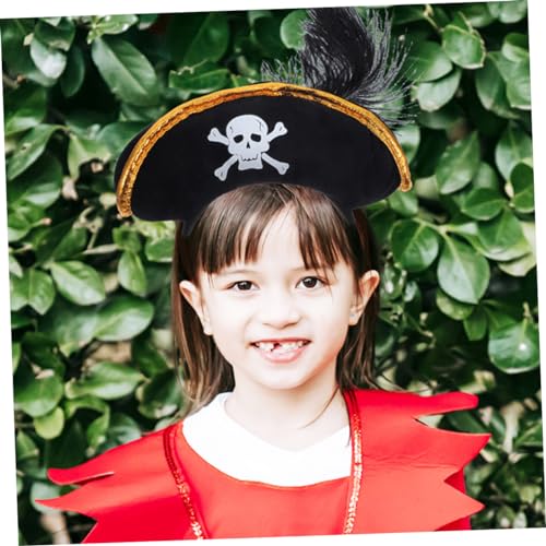 FRCOLOR 2 Stück Halloween Piraten Haarreif Leichtes Cosplay Party Accessoire Langlebig Kompakt Formbeständig für Karneval Festival und Kostümfeste von FRCOLOR