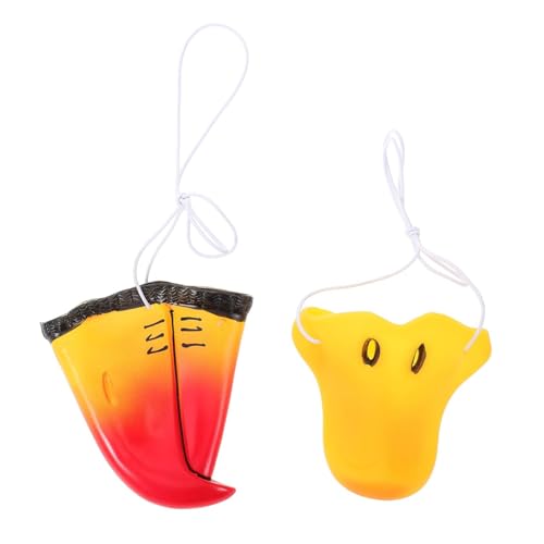 FRCOLOR 2 Stück Halloween Tierkostüm Zubehör Lustige Tiernasen Maske für Cosplay Tier Themenparty Karneval und Mottoparty Ente Papagei FRCOLOR 2 Stück Halloween Tierkostüm Zubehör Lustige Tiernasen Maske für Cosplay Tier Themenparty Karneval und Mottoparty Ente Papagei von FRCOLOR