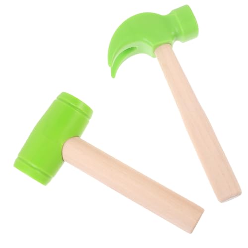 FRCOLOR 2 Stück Kinderhammer Spielzeug Simulationshammerspielzeug für Kleinkinder Holzspielzeug für Kreative Rollenspiele für Geburtstagsgeschenke und Lernspielzeug FRCOLOR 2 Stück Kinderhammer Spielzeug Simulationshammerspielzeug für Kleinkinder Holzspielzeug für Kreative Rollenspiele für Geburtstagsgeschenke und Lernspielzeug von FRCOLOR
