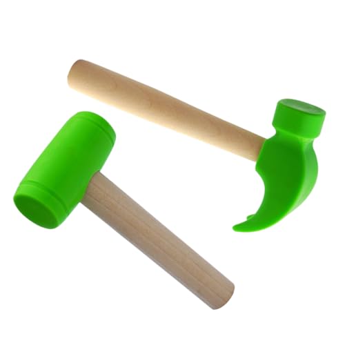 FRCOLOR 2 Stück Hammer Teiliges Kleiner Hämmer Pädagogisch Leichtgewichtig Motorikfördernd für Eltern Junge Mädchen Spiel und von FRCOLOR