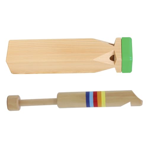 FRCOLOR 2 Stück Holz Pfeifen Pädagogische Holzschieber Pfeifen für Hörentwicklung und Musikalität Geschenkidee für Kindergeburtstage FRCOLOR 2 Stück Holz Pfeifen Pädagogische Holzschieber Pfeifen für Hörentwicklung und Musikalität Geschenkidee für Kindergeburtstage von FRCOLOR