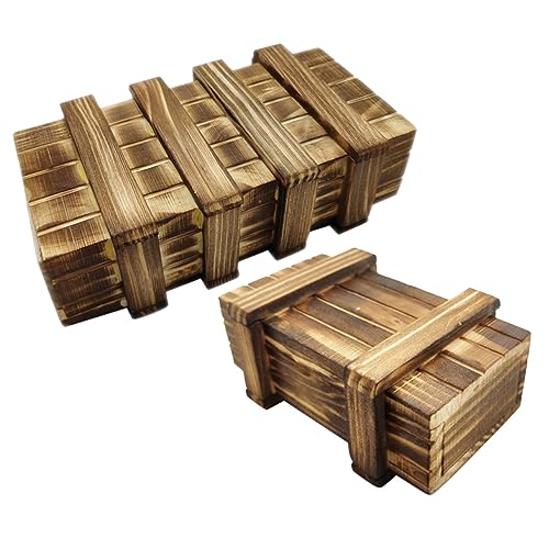 FRCOLOR 2 Stück Holz Teiliges Klassische Spielzeugkiste Lernspielzeug aus Sicherem Holz Gehirntraining Kreative Denkaufgabe für Familien Geschenkidee FRCOLOR 2 Stück Holz Teiliges Klassische Spielzeugkiste Lernspielzeug aus Sicherem Holz Gehirntraining Kreative Denkaufgabe für Familien Geschenkidee von FRCOLOR