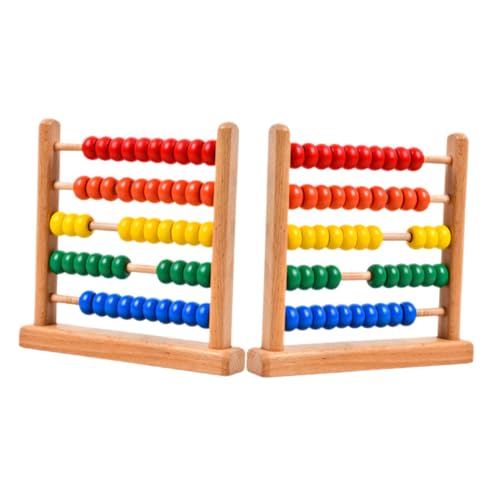 FRCOLOR 2 Stück Holzabacus für Bunte Perlen Rechenrahmen Lehrmittel für Vorschule Mathe Lernspielzeug Gehirnentwicklung Robustes Holzspielzeug für Frühe Mathematische Fähigkeiten FRCOLOR 2 Stück Holzabacus für Bunte Perlen Rechenrahmen Lehrmittel für Vorschule Mathe Lernspielzeug Gehirnentwicklung Robustes Holzspielzeug für Frühe Mathematische Fähigkeiten von FRCOLOR
