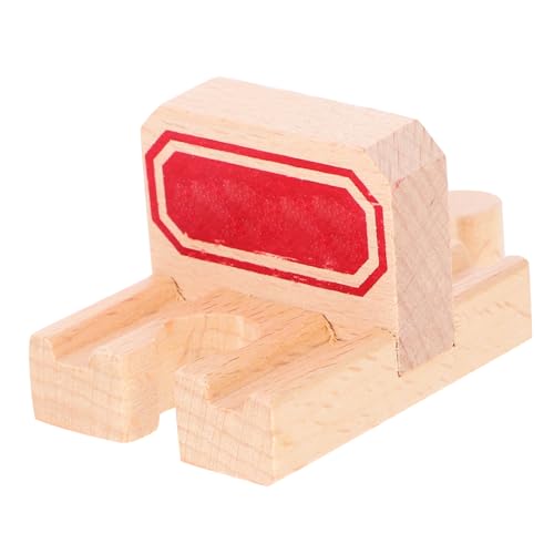 FRCOLOR 2 Stück Holzeisenbahn Stoppschiene Teiliges aus Natürlichem Holz Robustes Zubehör für Montessori Zugstrecke Fördert Kreativität und Motorische Fähigkeiten bei Kindern FRCOLOR 2 Stück Holzeisenbahn Stoppschiene Teiliges aus Natürlichem Holz Robustes Zubehör für Montessori Zugstrecke Fördert Kreativität und Motorische Fähigkeiten bei Kindern von FRCOLOR