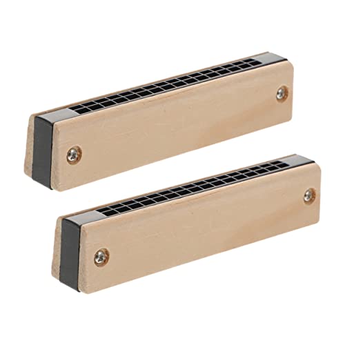 FRCOLOR 2 Stück Holzmundharmonika für DIY Musikinstrument mit Klarem Robustes Holzspielzeug Tragbar für Musikspaß Unterwegs für Jungen und Mädchen Ab Kleinkindalter FRCOLOR 2 Stück Holzmundharmonika für DIY Musikinstrument mit Klarem Robustes Holzspielzeug Tragbar für Musikspaß Unterwegs für Jungen und Mädchen Ab Kleinkindalter von FRCOLOR