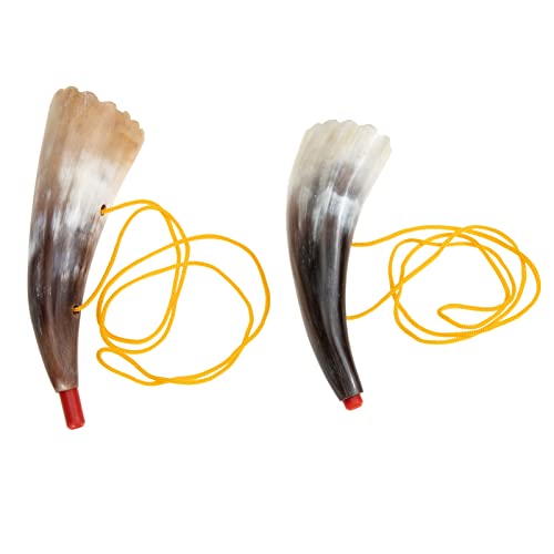 FRCOLOR 2 Stück Hornspielzeug aus Lustiges Blasinstrument für Leicht und Tragbar Kreative Gestaltung für Musikspiel und Fans Zufällige Farben Zufällige Farbe Zufällige Farbe von FRCOLOR