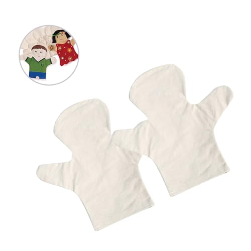 FRCOLOR 2 Stück Kindergarten DIY Handpuppen Bastelset mit Weißen Baumwoll Fingerpuppen Kreatives Material für Sichere Stoffe für Fantasievolles und Geschichten Erzählen für Jungen und FRCOLOR 2 Stück Kindergarten DIY Handpuppen Bastelset mit Weißen Baumwoll Fingerpuppen Kreatives Material für Sichere Stoffe für Fantasievolles und Geschichten Erzählen für Jungen und von FRCOLOR