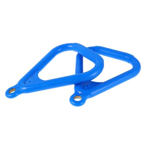 FRCOLOR 2 Stück Kletter Ringe für Ringe mit Rutsch Griffen für Fitness Übungen und Spielplatz Aktivitäten Indoor und Outdoor Geeignet von FRCOLOR