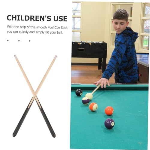 FRCOLOR 2 Stück Kurze Billard Queues aus Holz Mini Pool Queue Leicht Kompakt Komfortabler Griff für Anfänger und Enge Räume Präzise Schüsse Tragbar für Teenager und Freizeitspieler FRCOLOR 2 Stück Kurze Billard Queues aus Holz Mini Pool Queue Leicht Kompakt Komfortabler Griff für Anfänger und Enge Räume Präzise Schüsse Tragbar für Teenager und Freizeitspieler von FRCOLOR