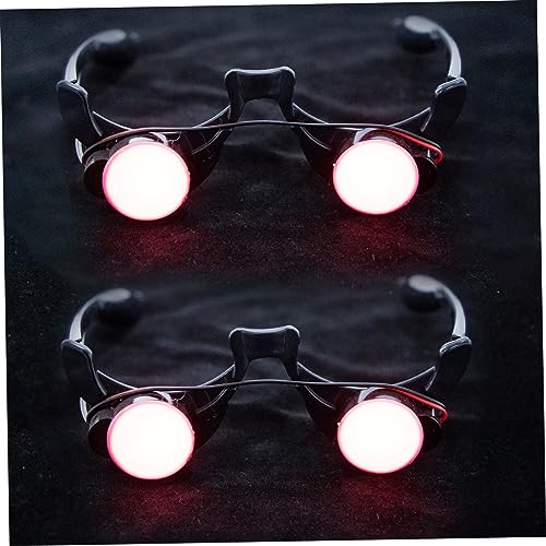 FRCOLOR 2 Stück LED Clownbrille für Halloween und Weihnachtsfeiern Leuchtende Kunststoffbrillen mit Stilvollem Design Tragbar und Komfortabel Party Accessoires FRCOLOR 2 Stück LED Clownbrille für Halloween und Weihnachtsfeiern Leuchtende Kunststoffbrillen mit Stilvollem Design Tragbar und Komfortabel Party Accessoires von FRCOLOR
