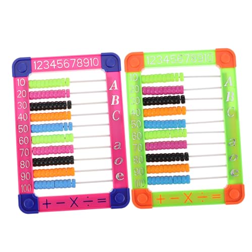 FRCOLOR 2 Stück Lernspielzeug Abacus Mathe Zählhilfe für Vorschule und Grundschule mit Perlen und Zahlen für Rechnen Lernen Zufällige Farbe Zufällige Farbe FRCOLOR 2 Stück Lernspielzeug Abacus Mathe Zählhilfe für Vorschule und Grundschule mit Perlen und Zahlen für Rechnen Lernen Zufällige Farbe Zufällige Farbe von FRCOLOR