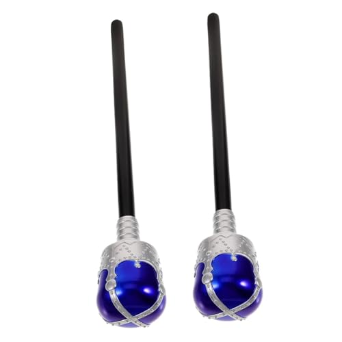 FRCOLOR 2 Stück Magischer Zauberstab für Halloween Requisiten Vielseitiges Rollenspielzubehör Dekorativer Scepter mit Feiner Verarbeitung für Partys und Theateraufführungen von FRCOLOR