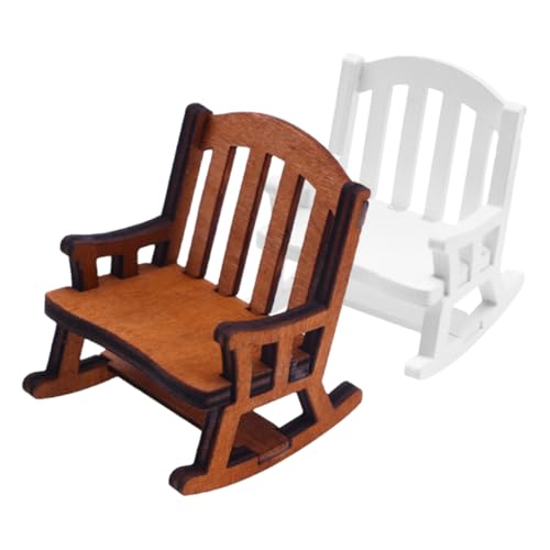 FRCOLOR 2 Stück Maßstab Lebensnahe Mini Möbel für Puppenhaus Dekoration Geeignet als Desktop Ornament und von FRCOLOR