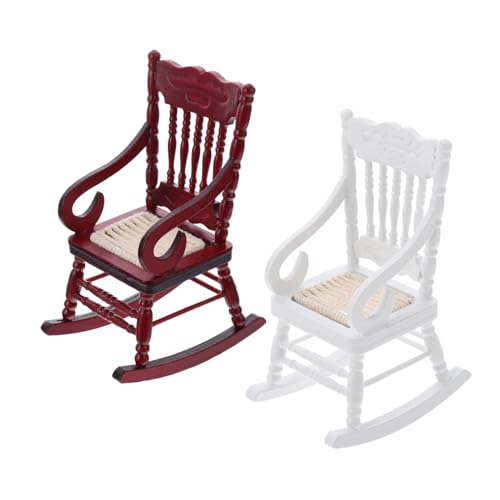 FRCOLOR 2 Stück Maßstab Leicht Kompakt Handgefertigt Puppenhaus Möbel Für Kreative DIY Dekoration Und Puppenstube Zubehör von FRCOLOR