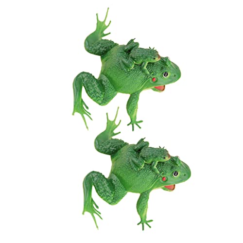 FRCOLOR 2 Stück Mini Frosch Figuren Realistische Dekoration für Wasserspielzeug und Gartendekoration Geeignet für Badewanne und Feengarten FRCOLOR 2 Stück Mini Frosch Figuren Realistische Dekoration für Wasserspielzeug und Gartendekoration Geeignet für Badewanne und Feengarten von FRCOLOR