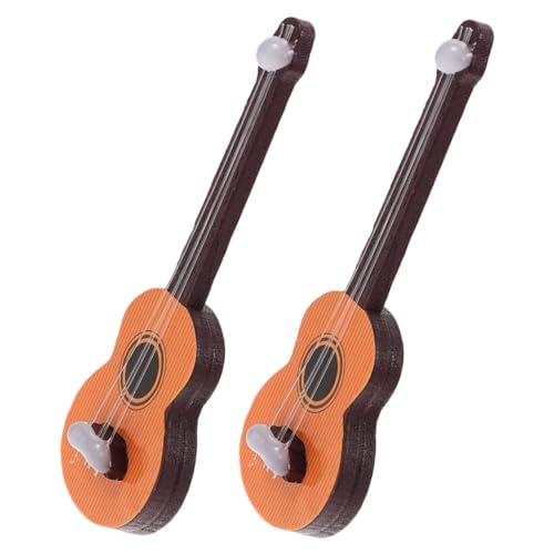 FRCOLOR 2 Stück Miniatur Holz Gitarre Teilig Realistische Miniatur Musikinstrumente Robustes Puppenhaus Dekoration Traditionelle Verarbeitung Langlebiges Dollhouse Zubehör FRCOLOR 2 Stück Miniatur Holz Gitarre Teilig Realistische Miniatur Musikinstrumente Robustes Puppenhaus Dekoration Traditionelle Verarbeitung Langlebiges Dollhouse Zubehör von FRCOLOR
