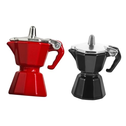 FRCOLOR 2 Stück Miniatur Kaffeekanne Mini Küchenzubehör Puppenhaus Zubehör Realistische Dekoration DIY Accessoires für Puppenhaus Kaffeeservice FRCOLOR 2 Stück Miniatur Kaffeekanne Mini Küchenzubehör Puppenhaus Zubehör Realistische Dekoration DIY Accessoires für Puppenhaus Kaffeeservice von FRCOLOR
