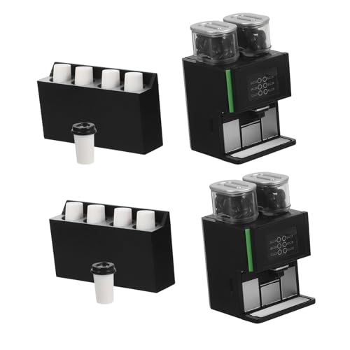 FRCOLOR 2 Stück Miniatur-kaffeemaschine Kunststoff Detailgetreues Modell für Puppenhaus-küche Realistische Mini-kaffeemaschine als Vielseitiges Dekorations Fotorequisit FRCOLOR 2 Stück Miniatur-kaffeemaschine Kunststoff Detailgetreues Modell für Puppenhaus-küche Realistische Mini-kaffeemaschine als Vielseitiges Dekorations Fotorequisit von FRCOLOR