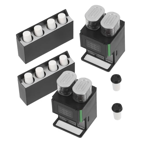 FRCOLOR 2 Stück Miniatur-kaffeemaschine aus Langlebigem Kunststoff Realistische Mini Espresso-Maschine für Puppenhaus Dekoration und Fantasievolles Rollenspiel Vielseitig als FRCOLOR 2 Stück Miniatur-kaffeemaschine aus Langlebigem Kunststoff Realistische Mini Espresso-Maschine für Puppenhaus Dekoration und Fantasievolles Rollenspiel Vielseitig als von FRCOLOR